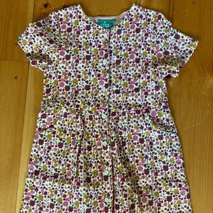 Little Green Radicals 100% Cotton floral dress (size 5-6)